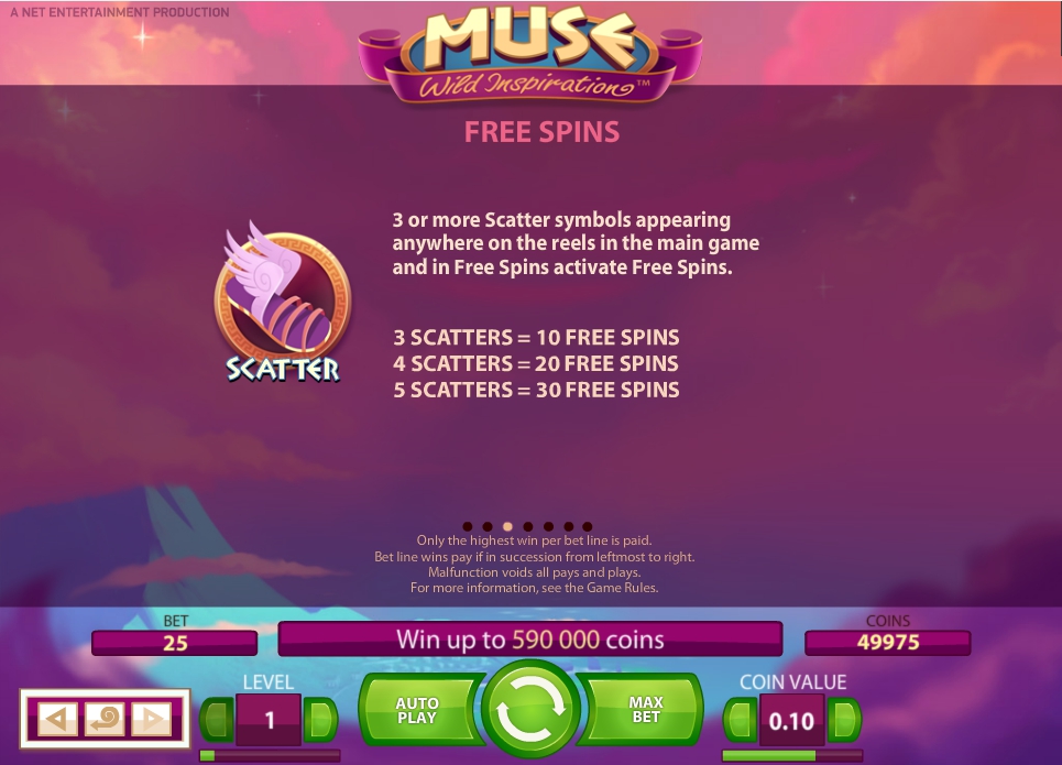 muse wild inspiration slot machine detail image 4