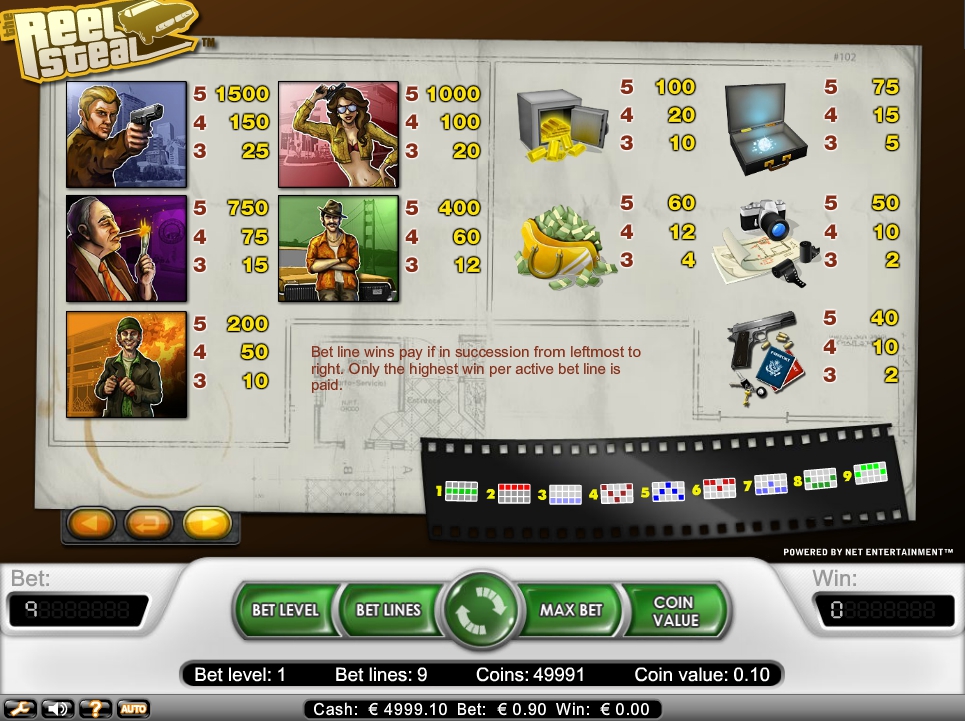 reel steal slot machine detail image 0