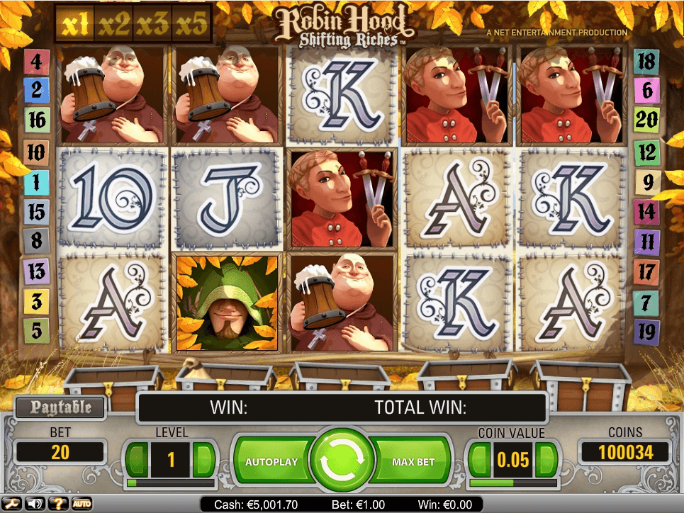 Robin Hood Shifting Riches slot play free