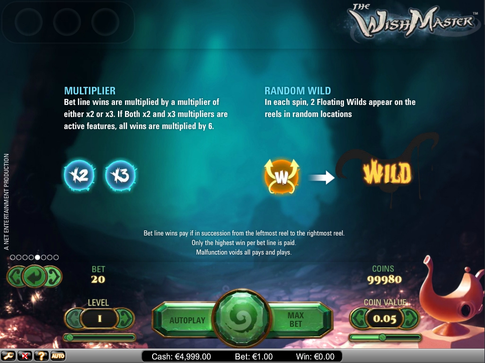 the wish master slot machine detail image 3