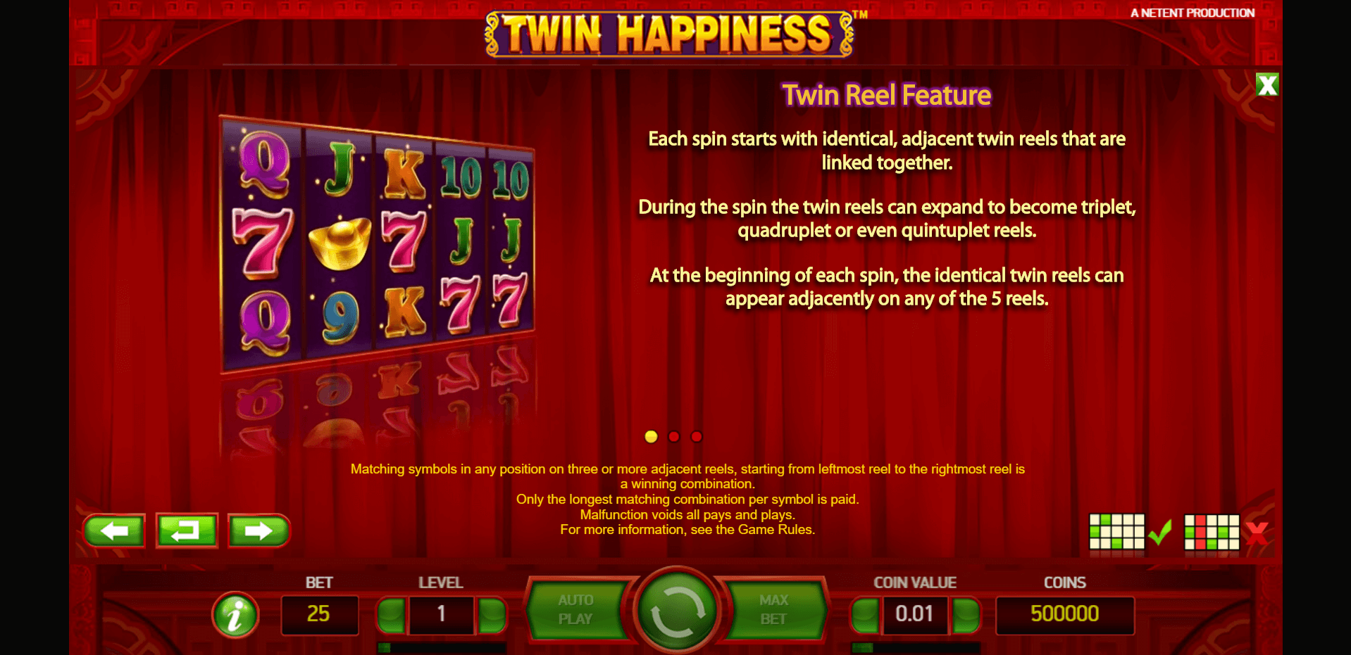 twin happiness slot machine detail image 2
