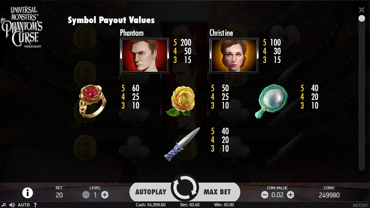 universal monsters: the phantoms curse slot machine detail image 9