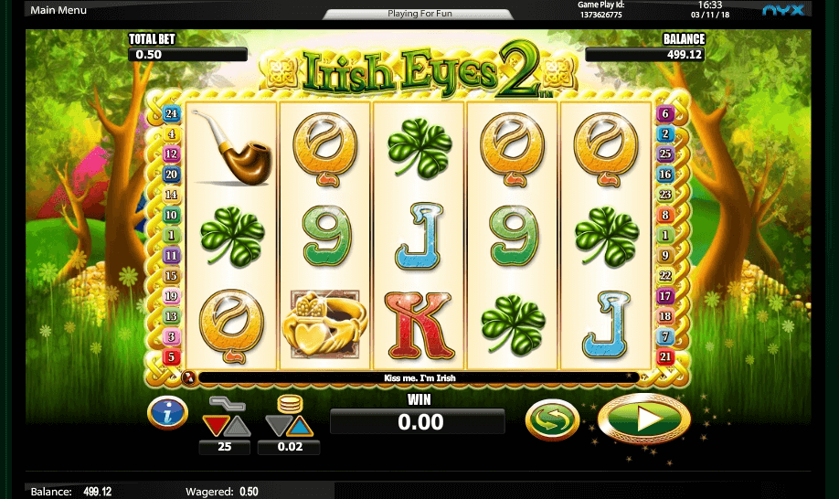 Irish Eyes 2 slot play free