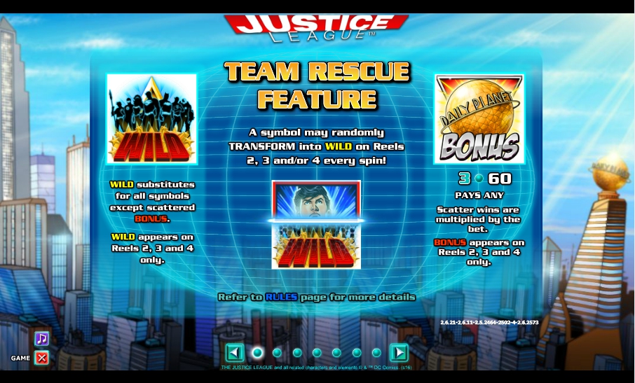 justice league slot machine detail image 6