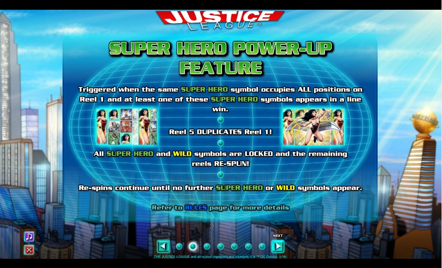 justice league slot machine detail image 5