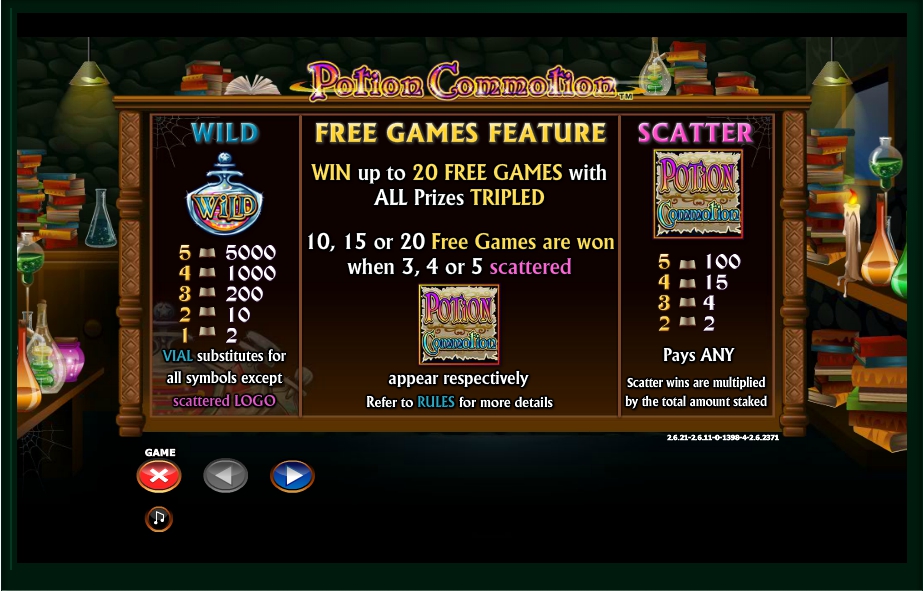 potion commotion slot machine detail image 3