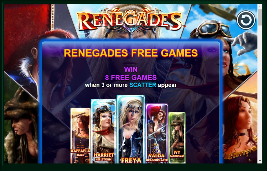 renegades slot machine detail image 9