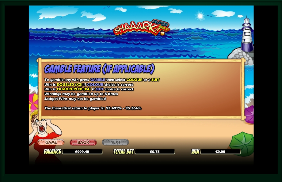 shaaark! super bet slot machine detail image 0