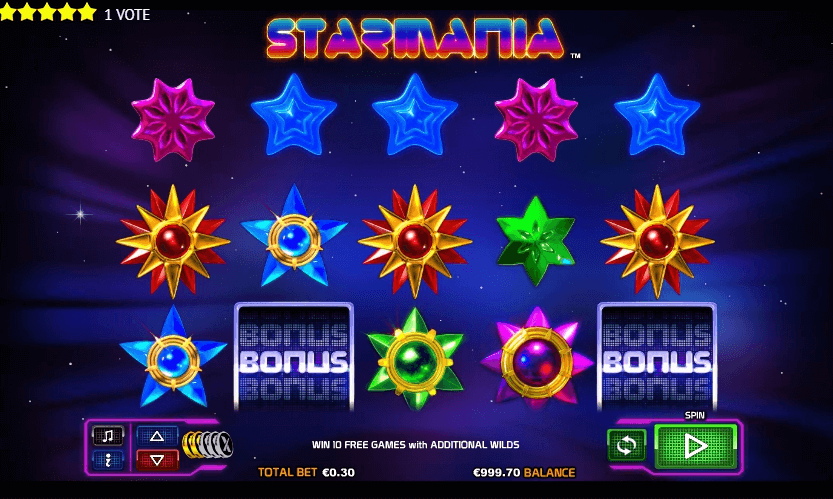 Starmania slot machine