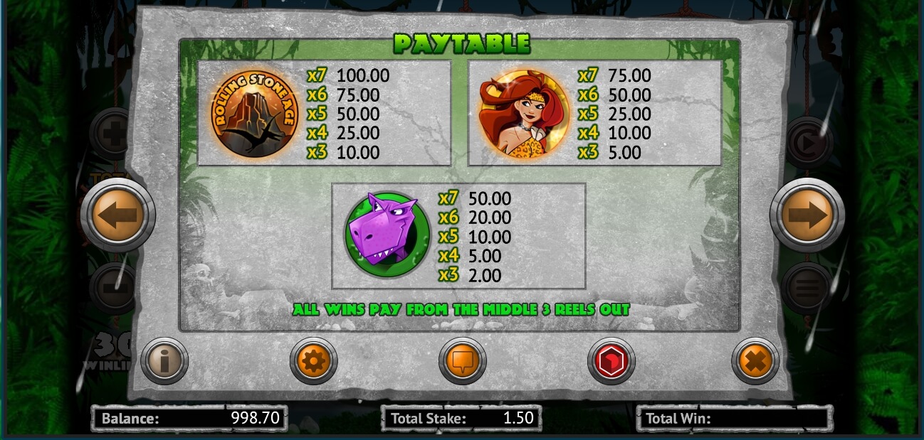 rolling stone age slot machine detail image 13