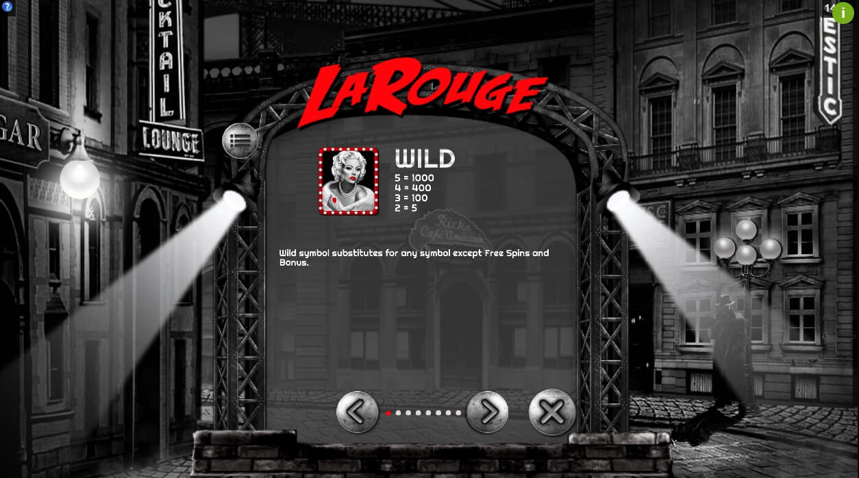 la rouge slot machine detail image 7