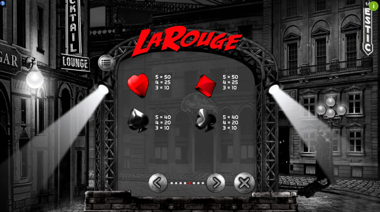 la rouge slot machine detail image 3