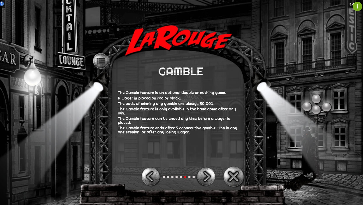 la rouge slot machine detail image 2