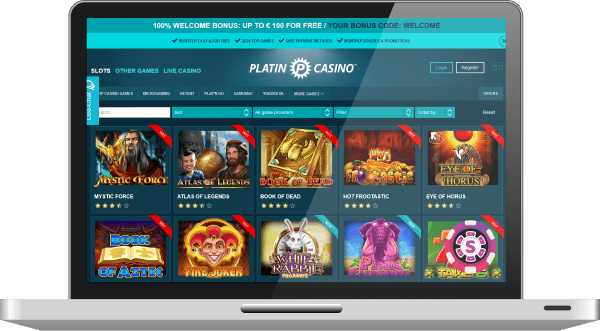 platin casino games