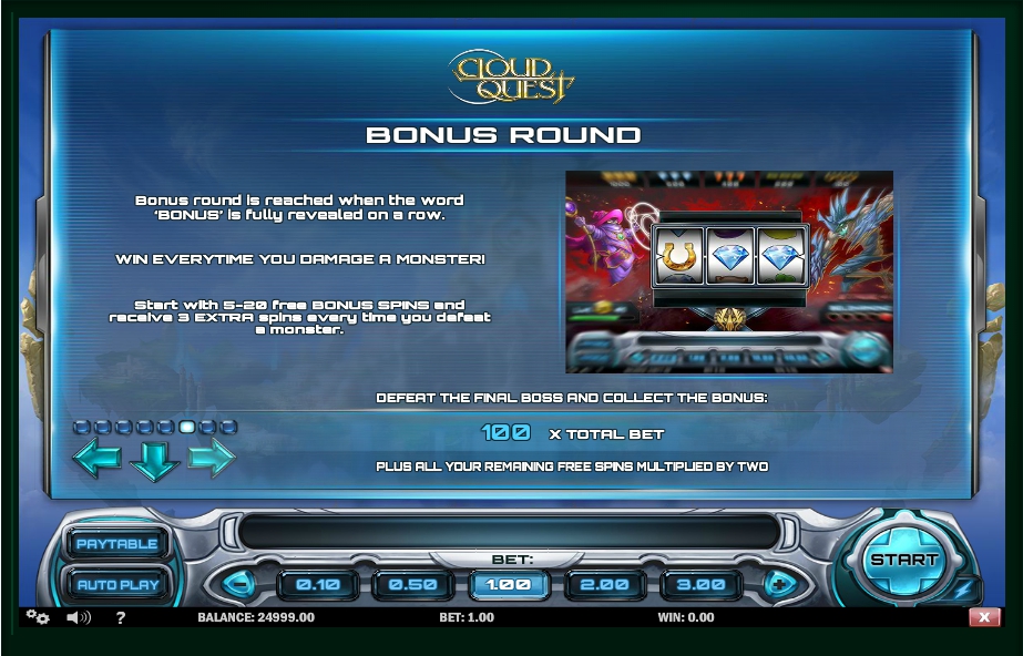 cloud quest slot machine detail image 2