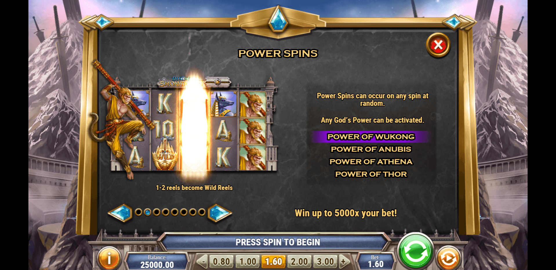 divine showdown slot machine detail image 1