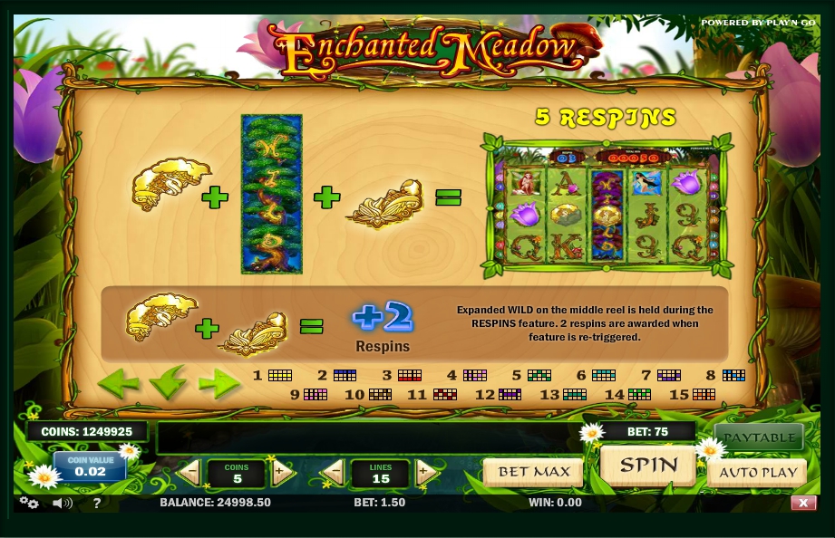 enchanted meadow slot machine detail image 0