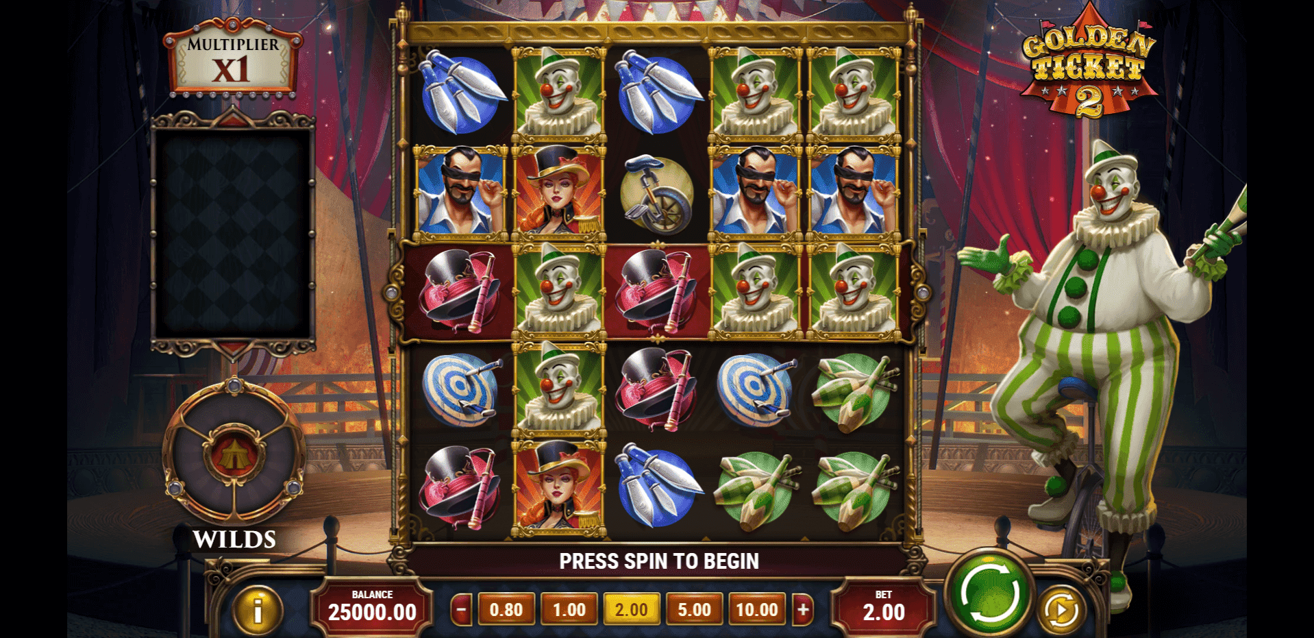 Golden Ticket 2 slot play free