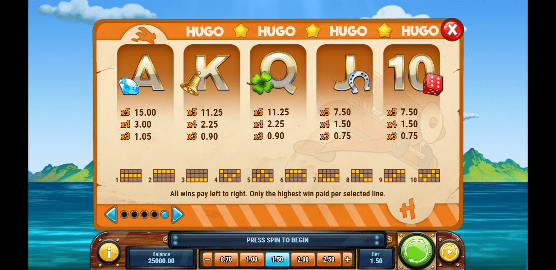 hugos adventure slot machine detail image 4