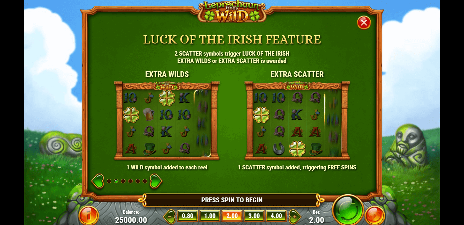 leprechaun goes wild slot machine detail image 1