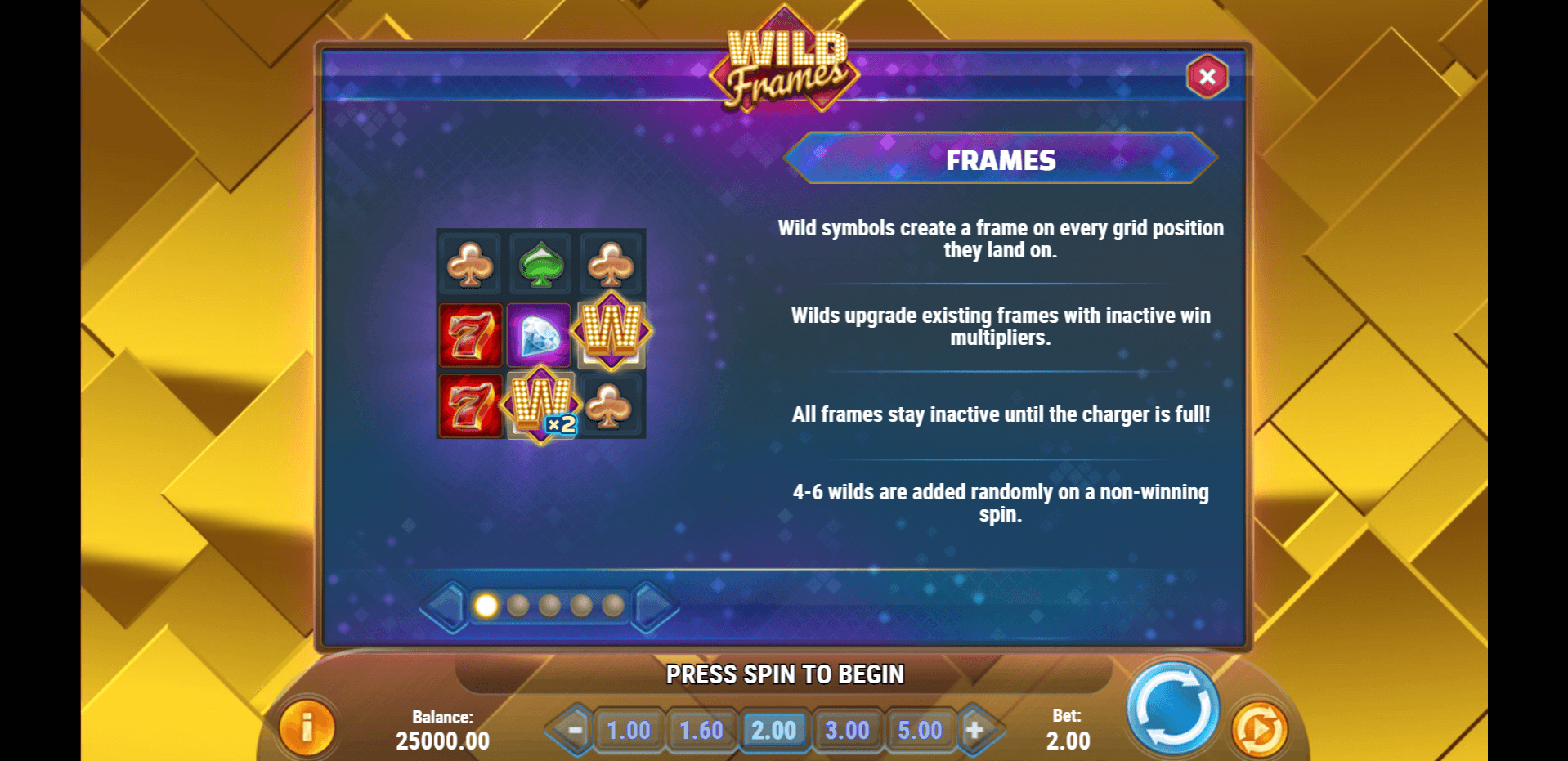 wild frames slot machine detail image 0