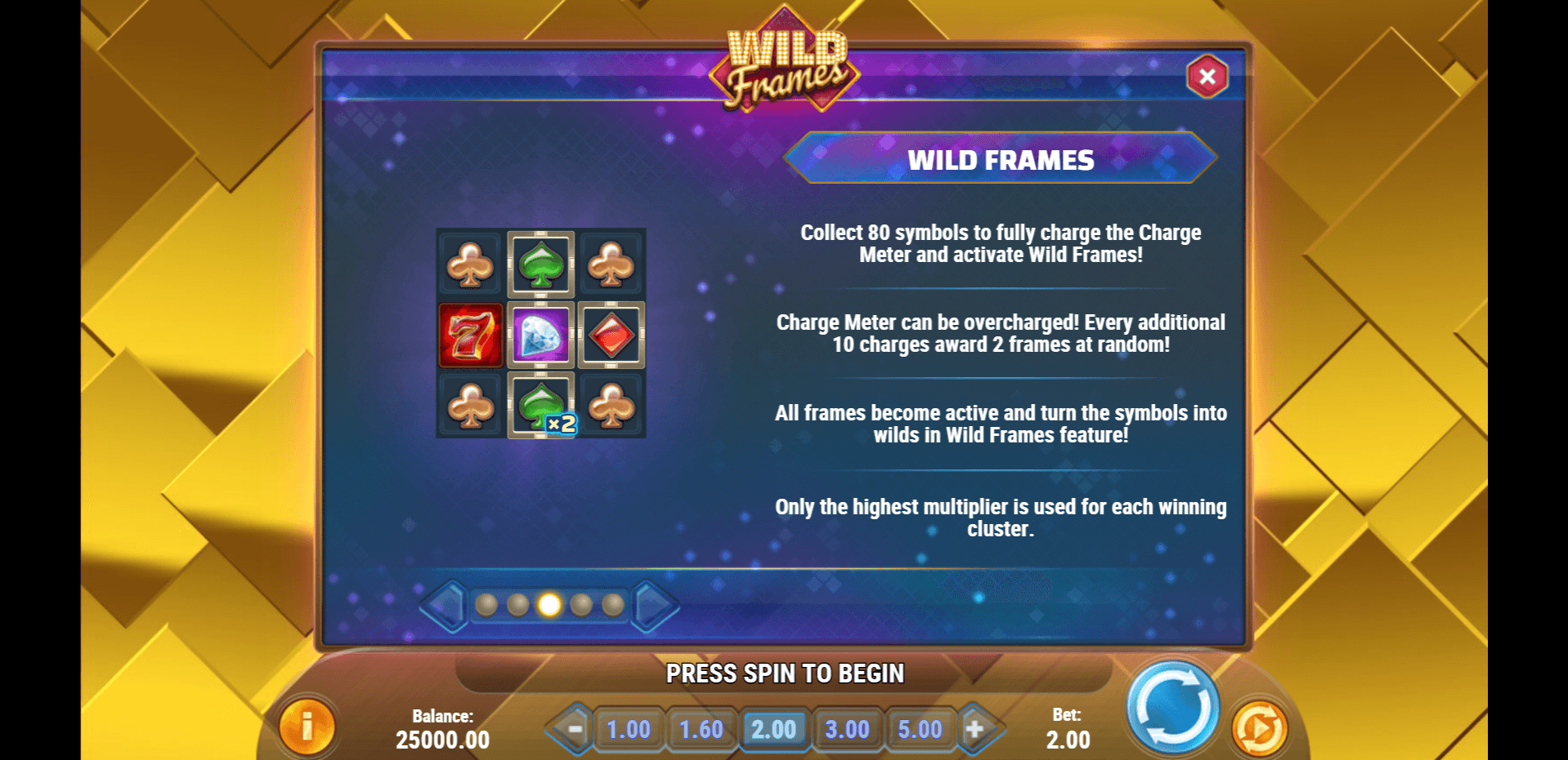 wild frames slot machine detail image 2