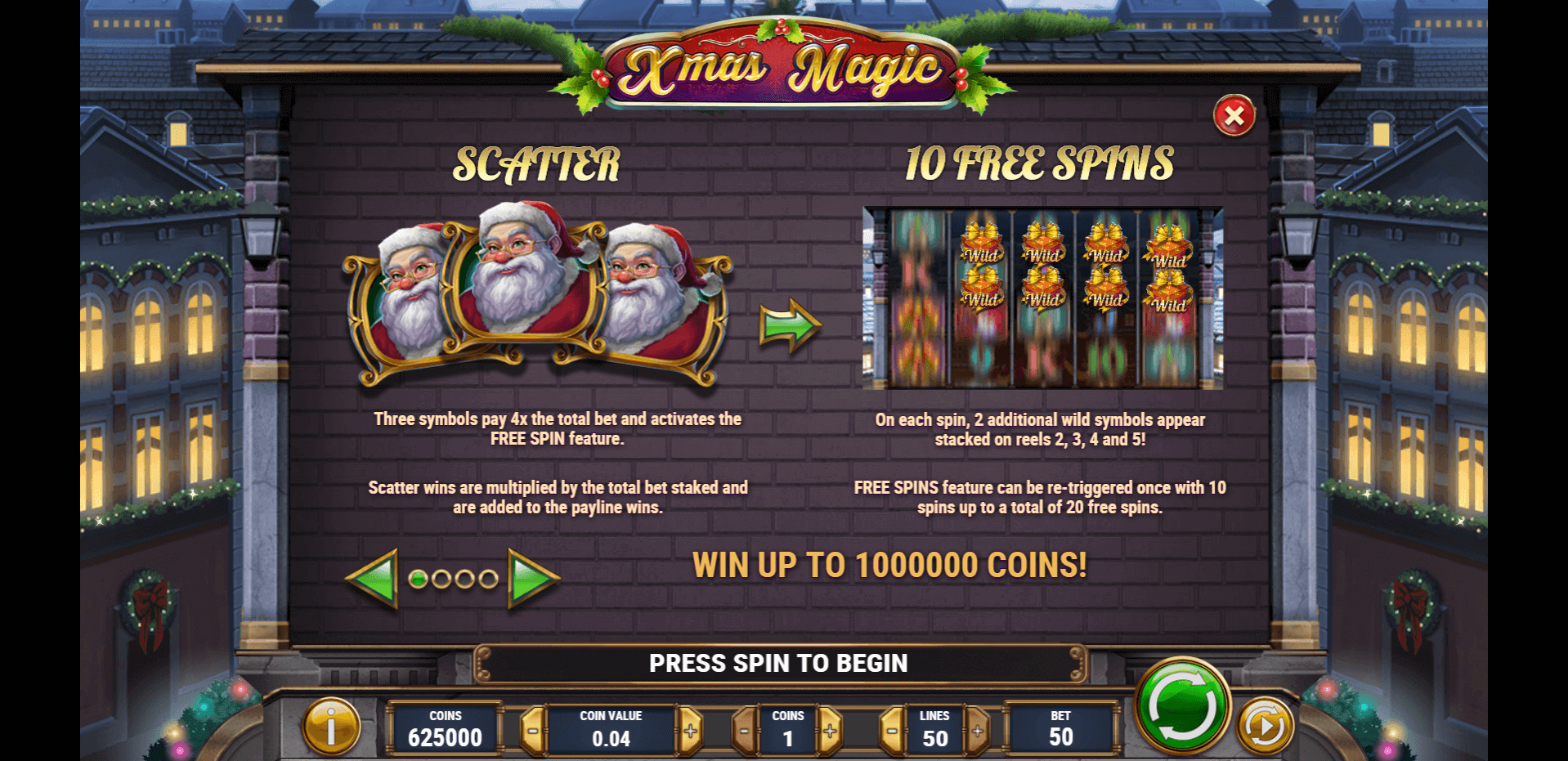 xmas magic slot machine detail image 0