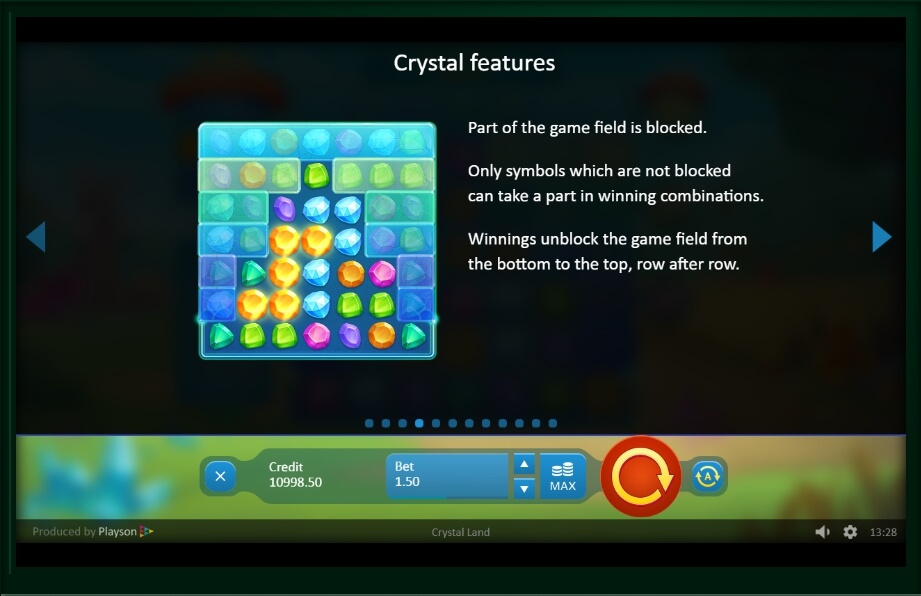 crystal land slot machine detail image 5
