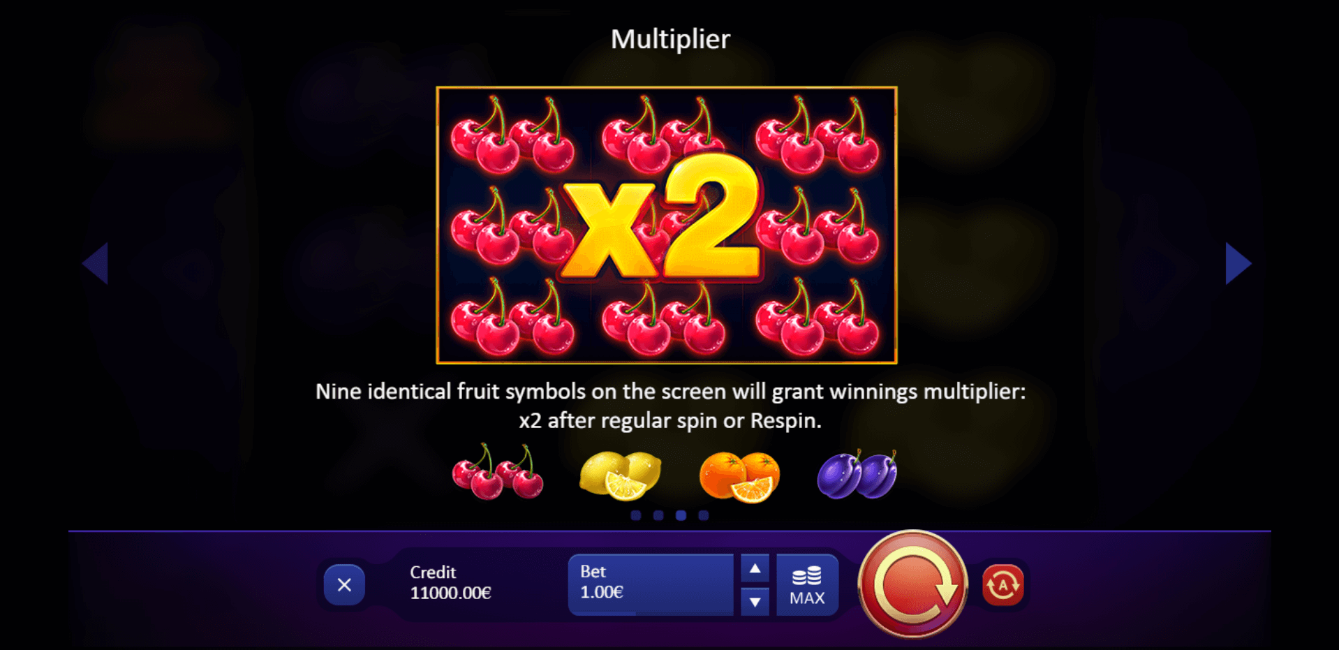 super burning wins respin slot machine detail image 2