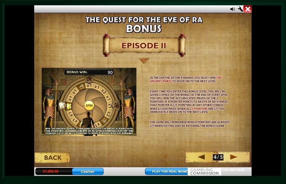 daring dave & the eye of ra slot machine detail image 1