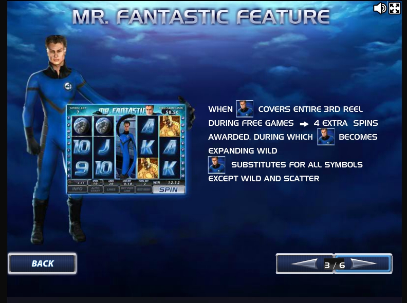 fantastic four slot machine detail image 3