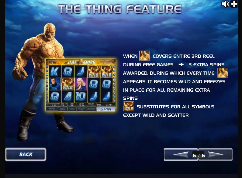 fantastic four slot machine detail image 0