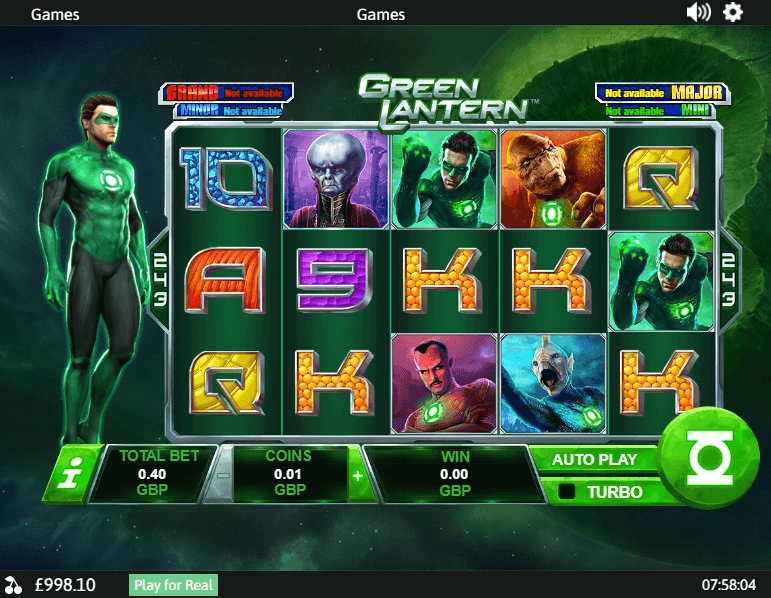 Green Lantern slot play free