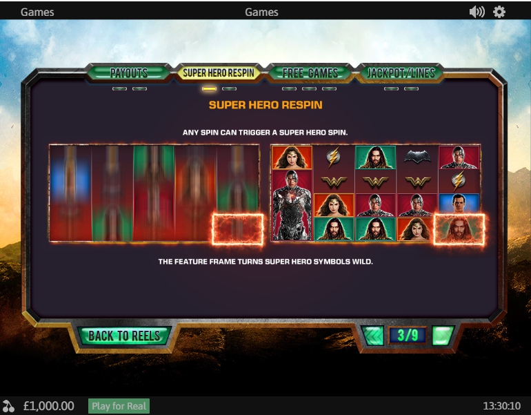 justice league slot machine detail image 6