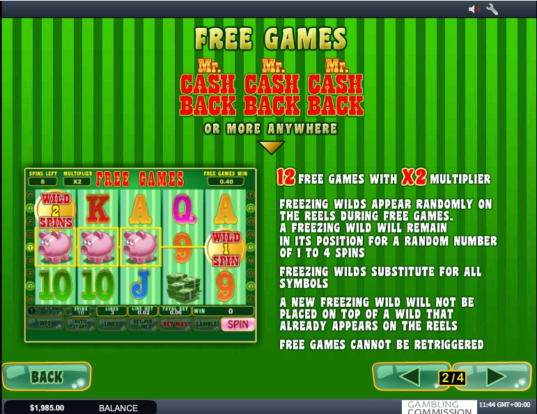 mr. cashback slot machine detail image 2