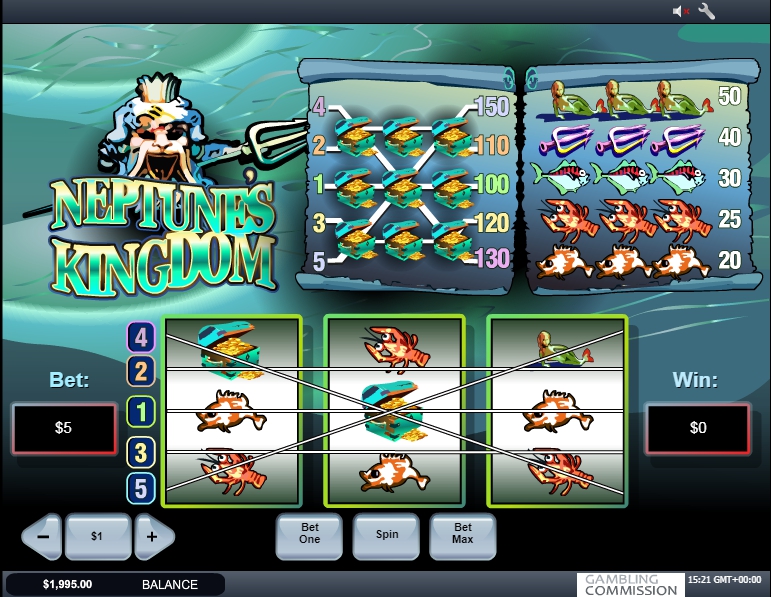 neptunes kingdom slot machine detail image 0