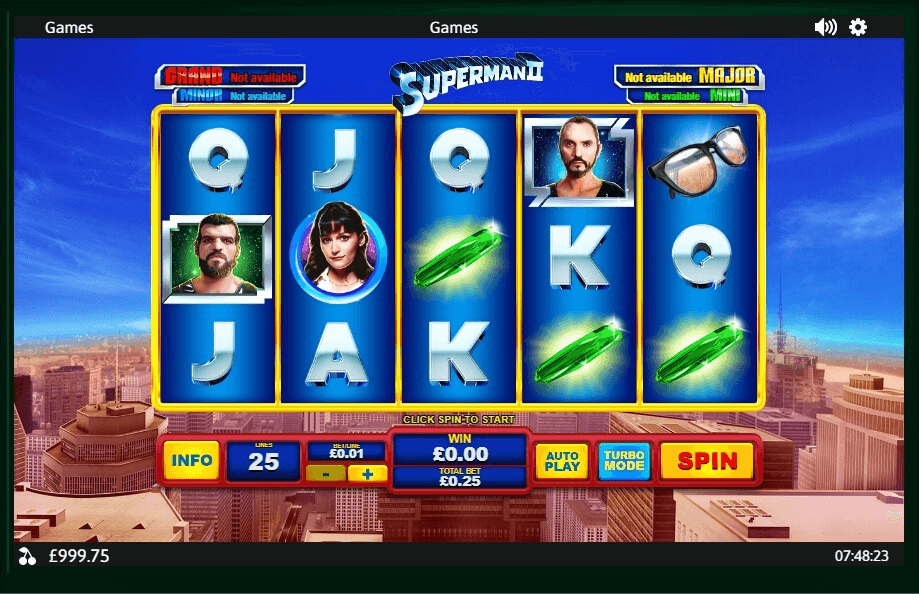 Superman II slot play free