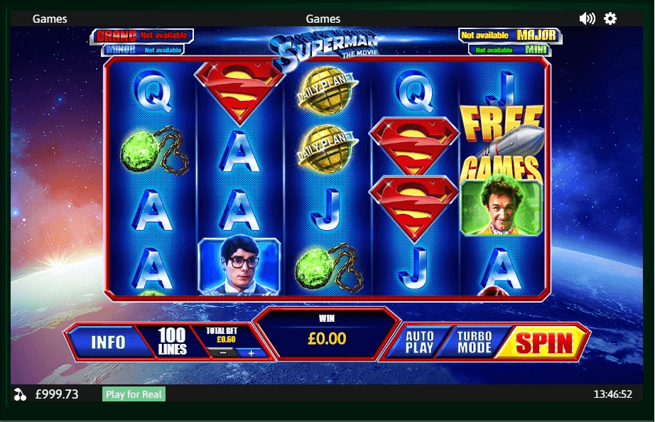 Superman The Movie slot play free