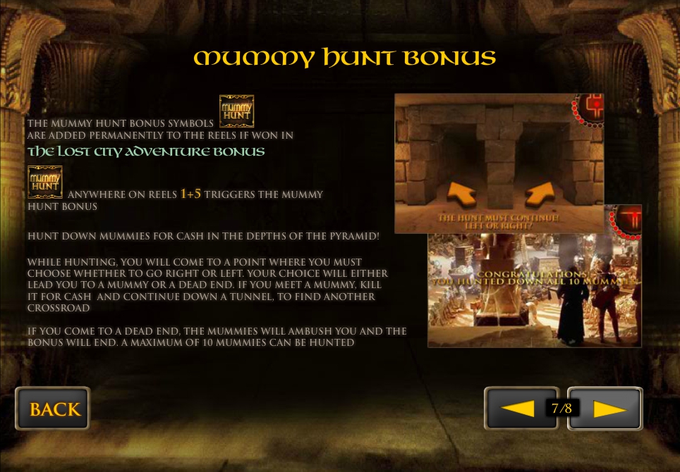 the mummy slot machine detail image 1