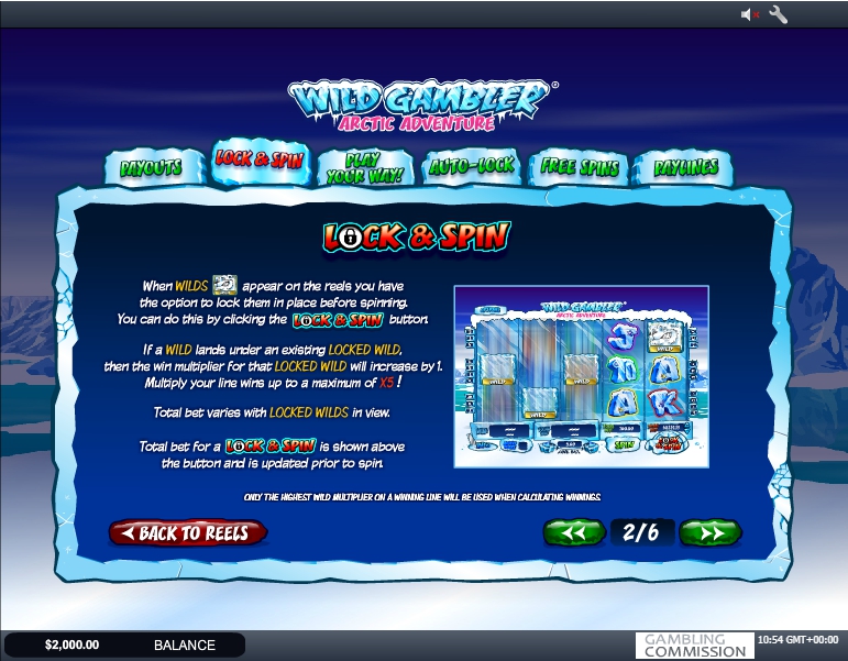 wild gambler arctic adventure slot machine detail image 4