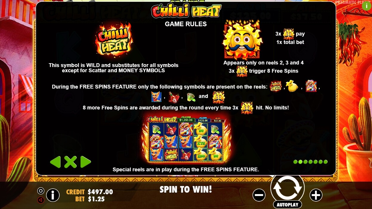 chilli heat slot machine detail image 5