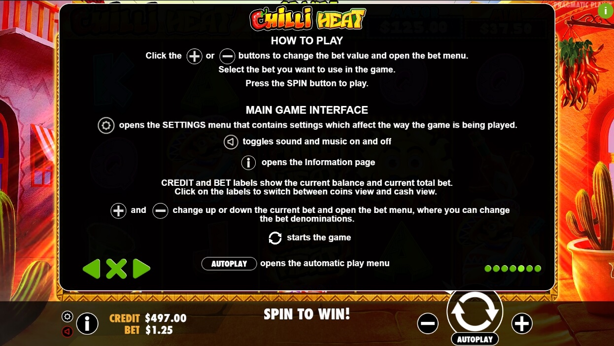 chilli heat slot machine detail image 2