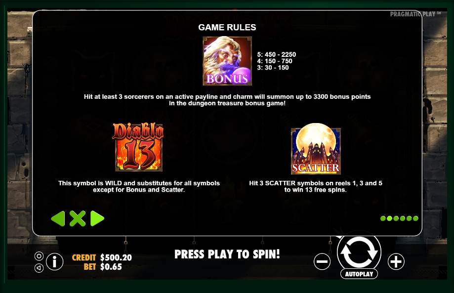 diablo 13 slot machine detail image 4