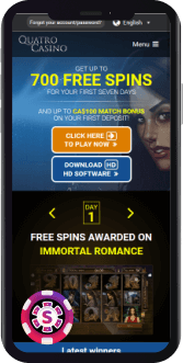 quatro casino mobile
