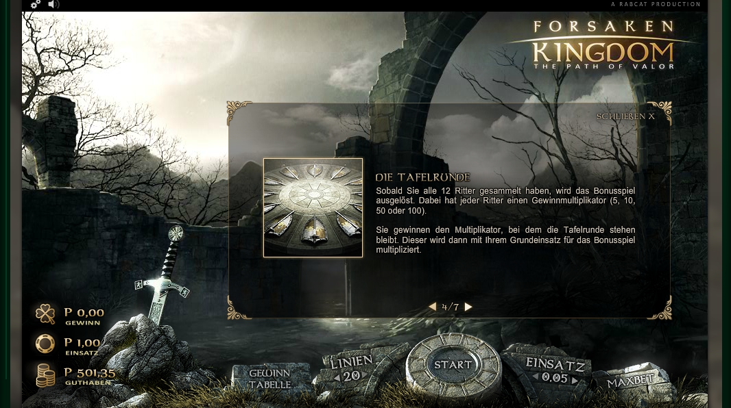 forsaken kingdom slot machine detail image 3