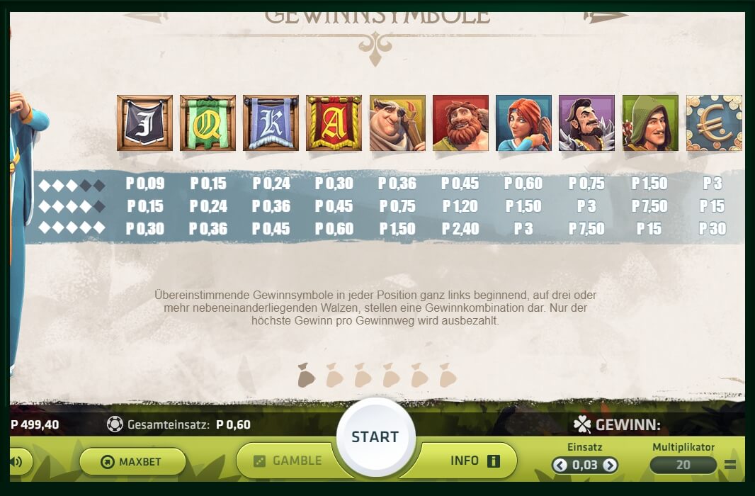 robin of sherwood slot machine detail image 5