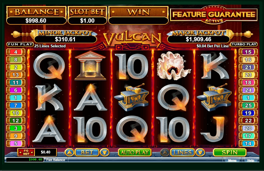 Vulcan slot play free