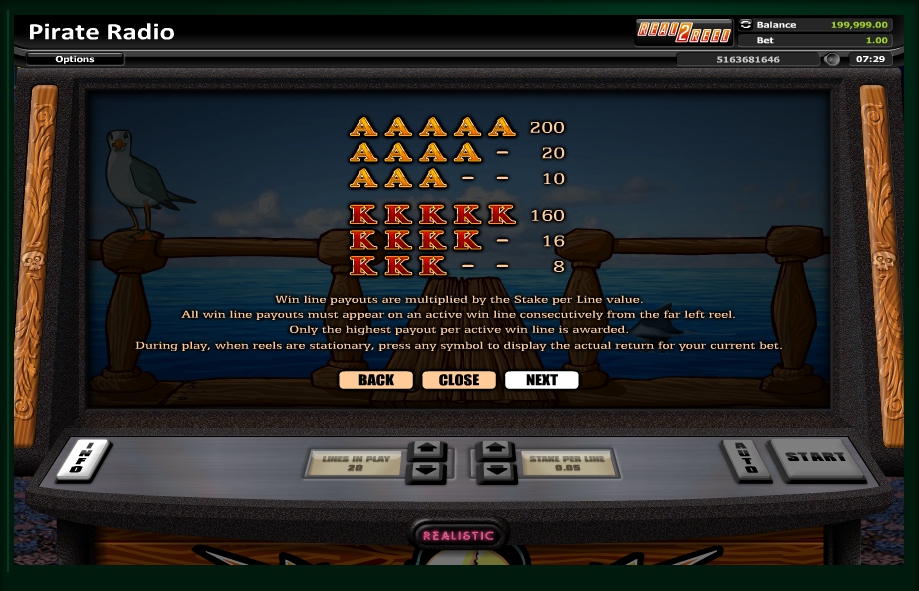 pirate radio slot machine detail image 5