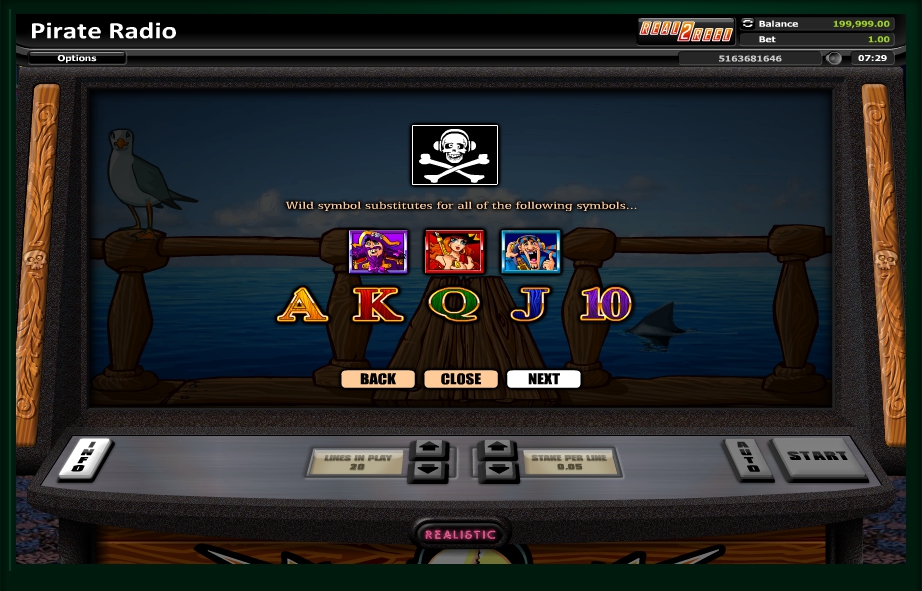 pirate radio slot machine detail image 3