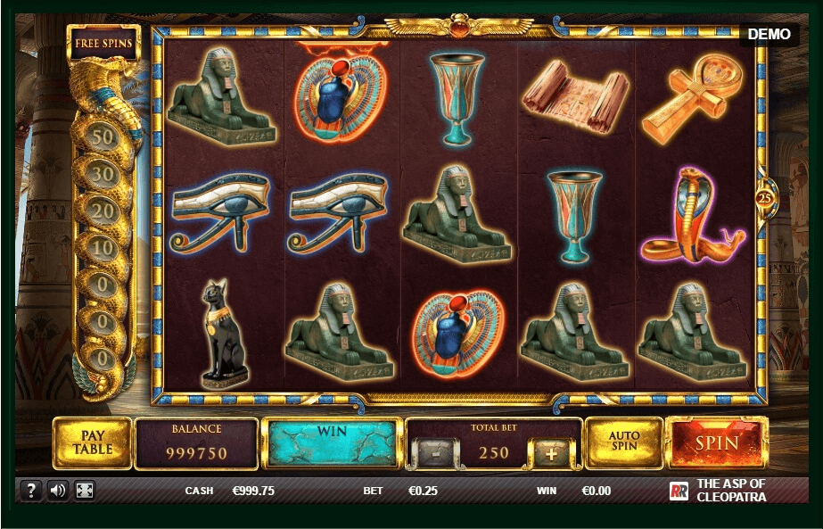 The Asp of Cleopatra slot play free